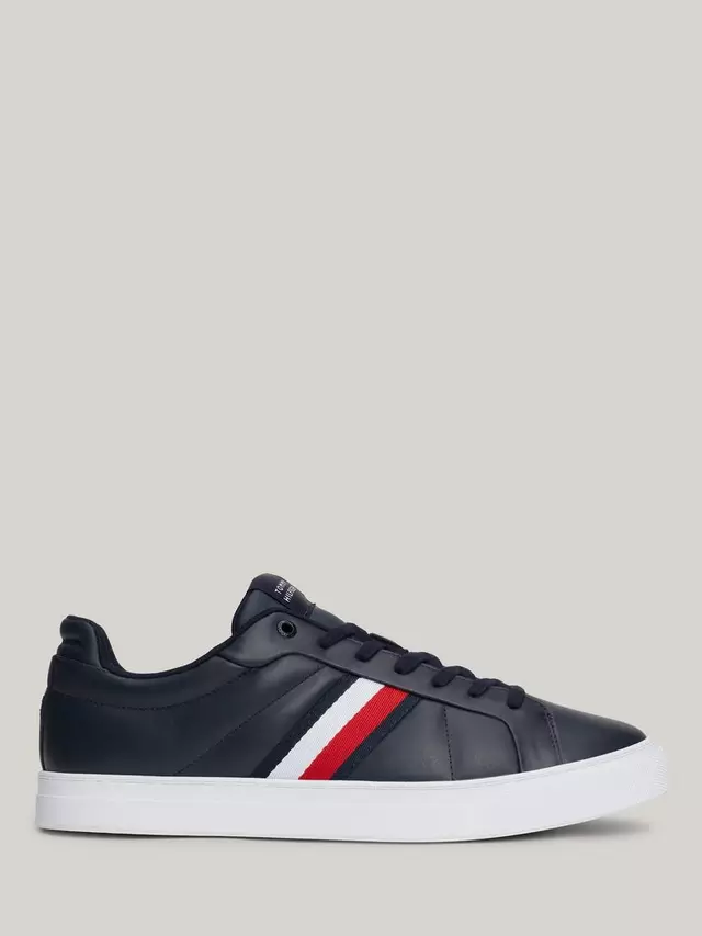 

Кроссовки Tommy Hilfiger Leather Signature Tape Court