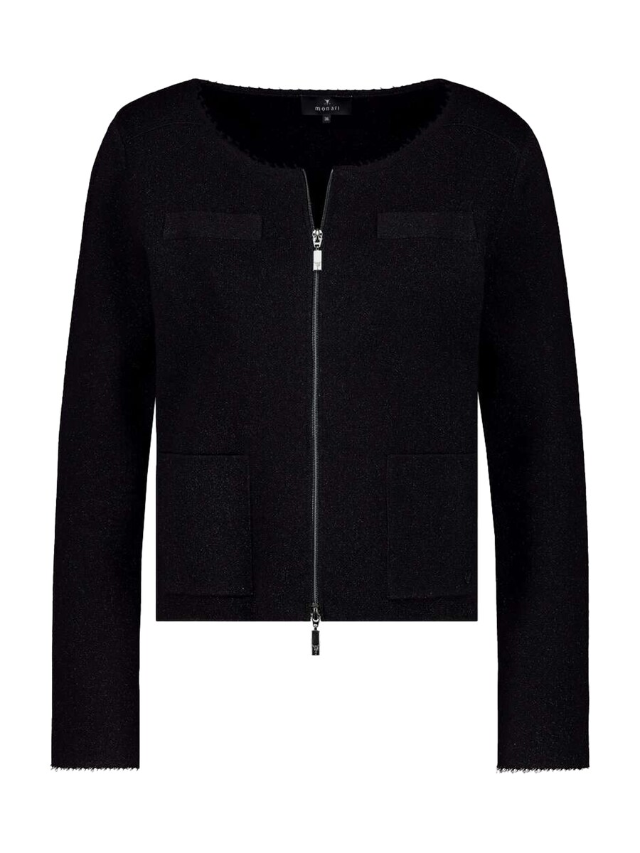 

Вязаный кардиган monari, цвет mottled black