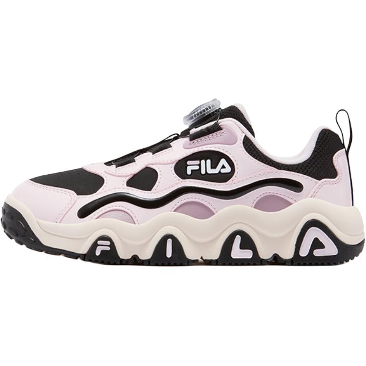 

Наследственные FHT нескользящие устойчивые к истиранию низкие баскетбольные кроссовки для детей FILA KIDS, черный