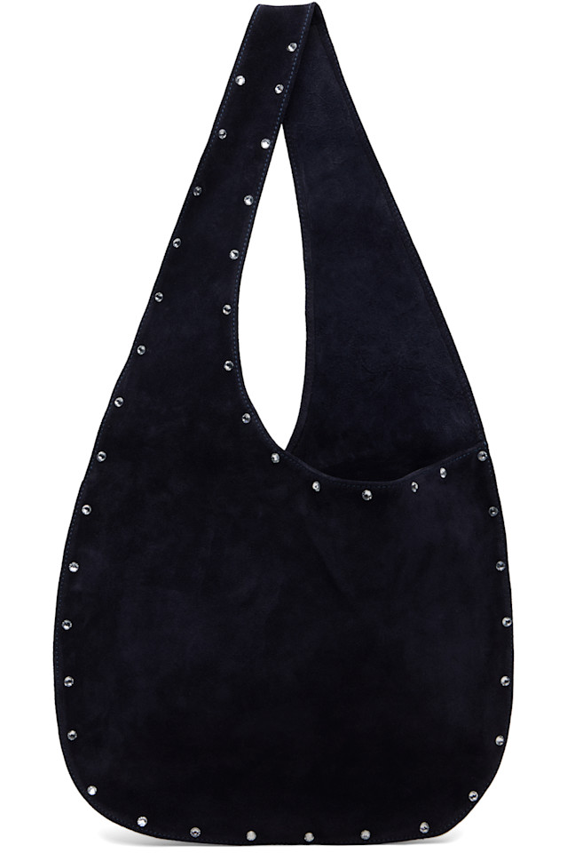 

Maryam Nassir Zadeh Сумка-Тоут Navy Lara Stones