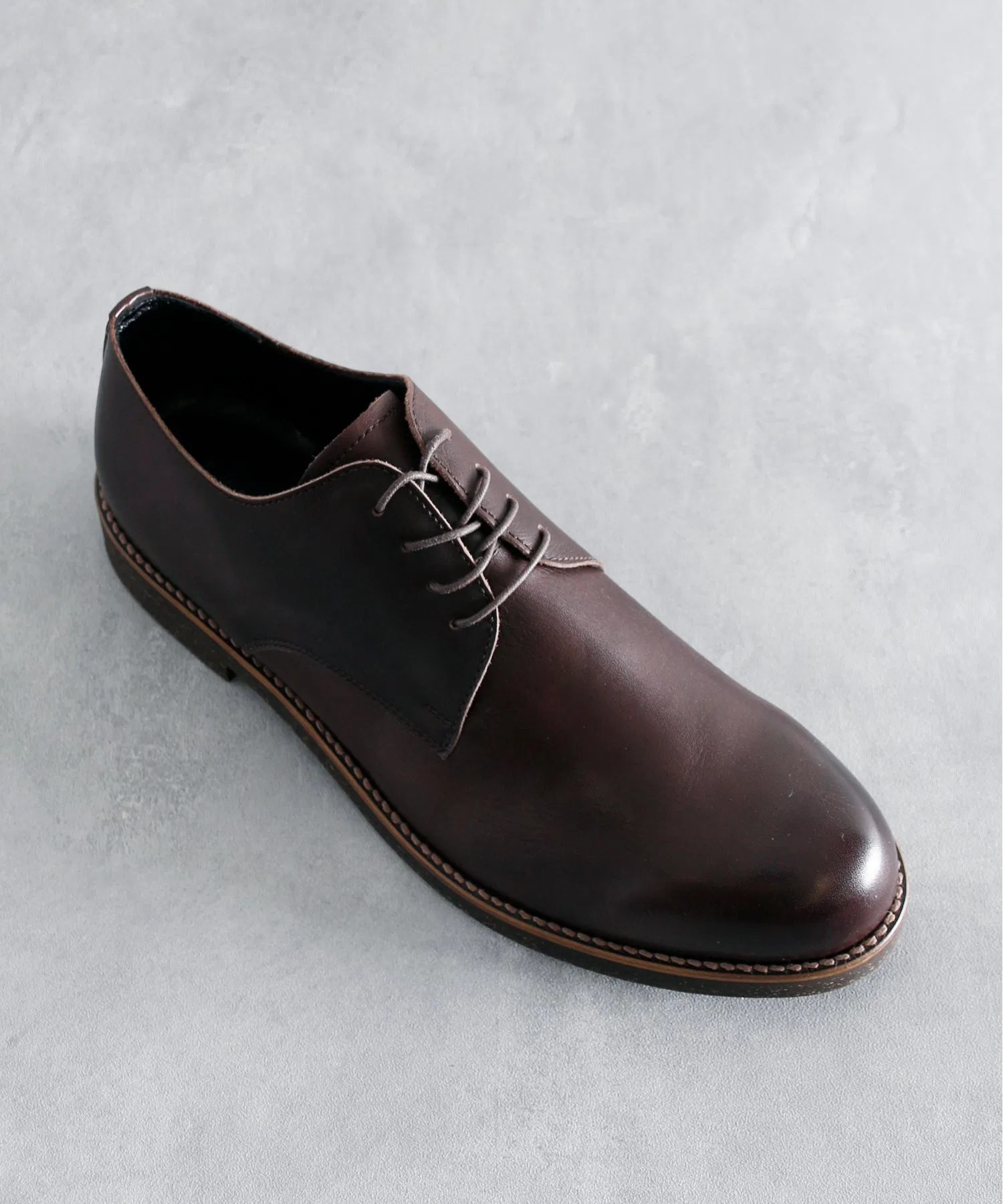 Мужские туфли PADRONE DERBY PLAIN TOE SHOES (WATER PROOF LEATHER) — фото 4