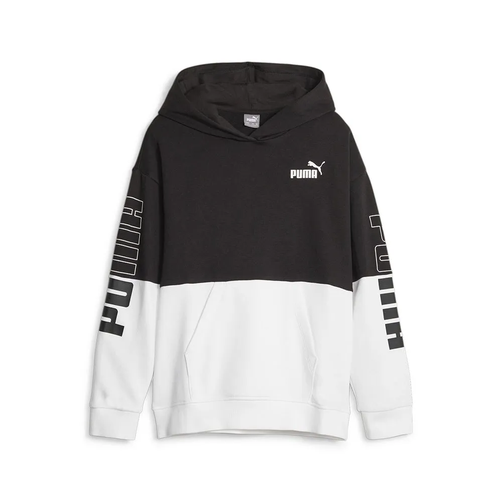 

Худи Puma Power Colorblock, черный