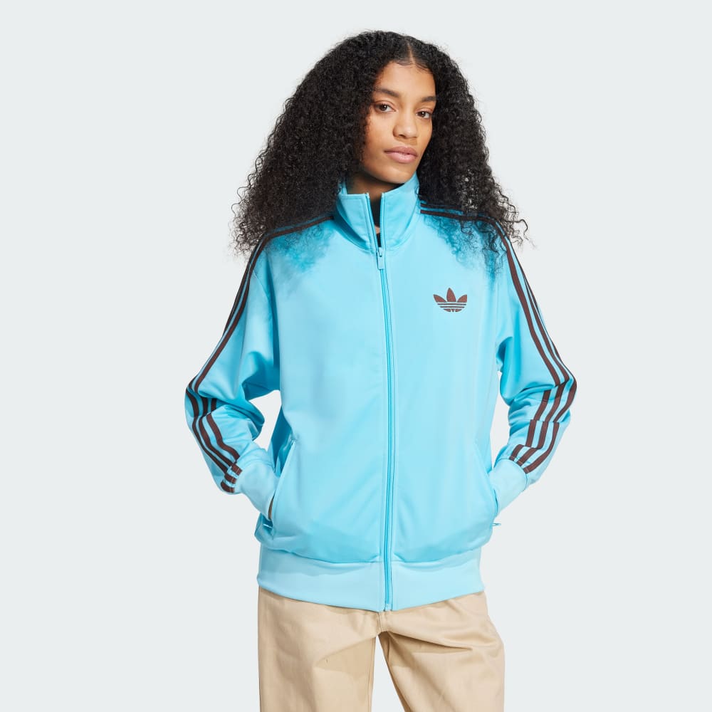 

Толстовка Women's adidas Originals adicolor 3-Stripes Firebird Loose Track, голубой