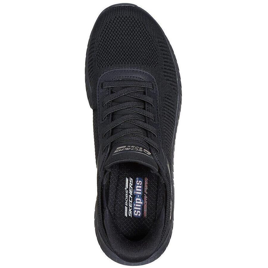 Кроссовки Skechers Bobs Squad Chaos - C, чёрные, женские — фото 2