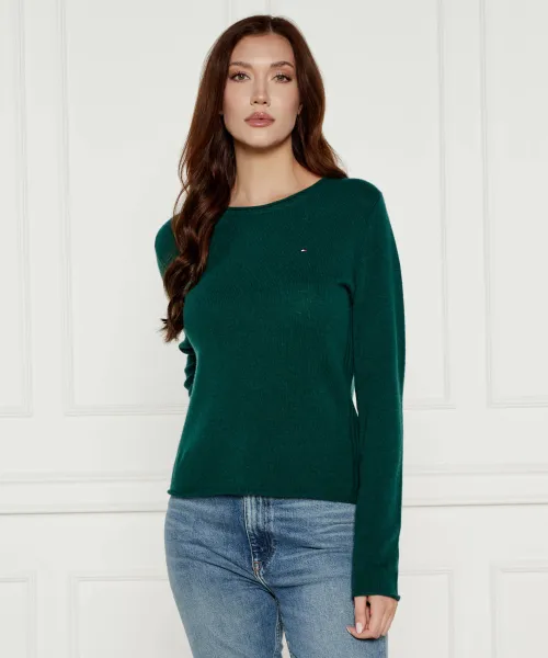 

Шерстяной свитер Regular fit Tommy Hilfiger, зеленый