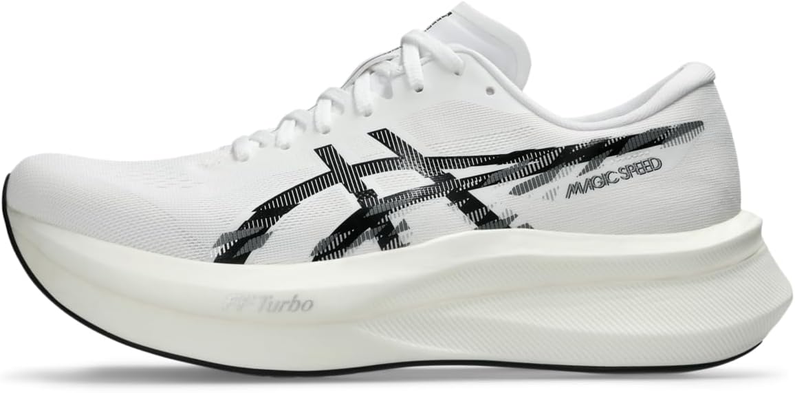 

Беговые кроссовки Asics для мужчин Magic Speed 4, белый/черный