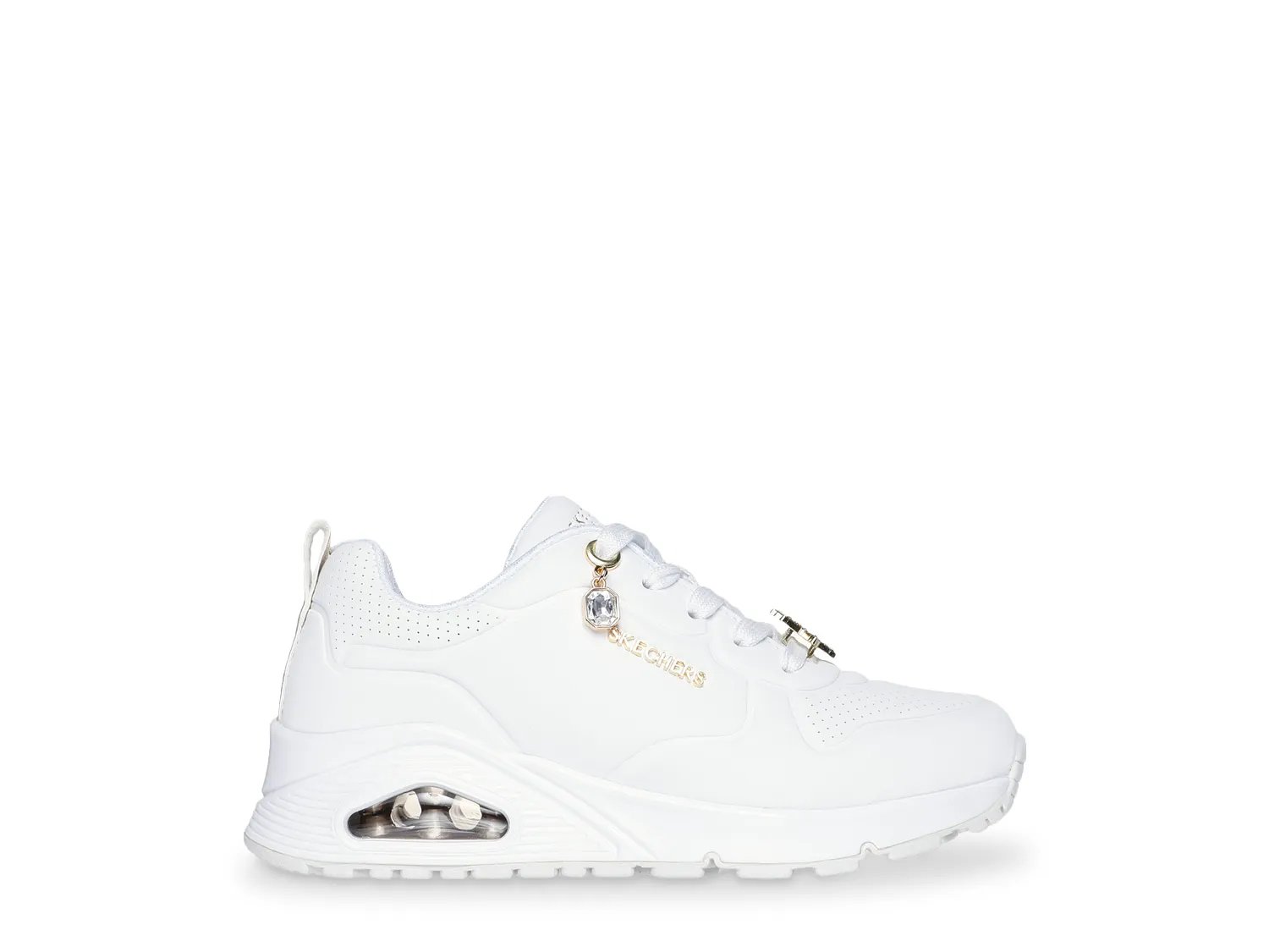 Кроссовки Skechers Uno Gen1 Trendy Jewels Sneaker - Kids', белый/золотой — фото 3