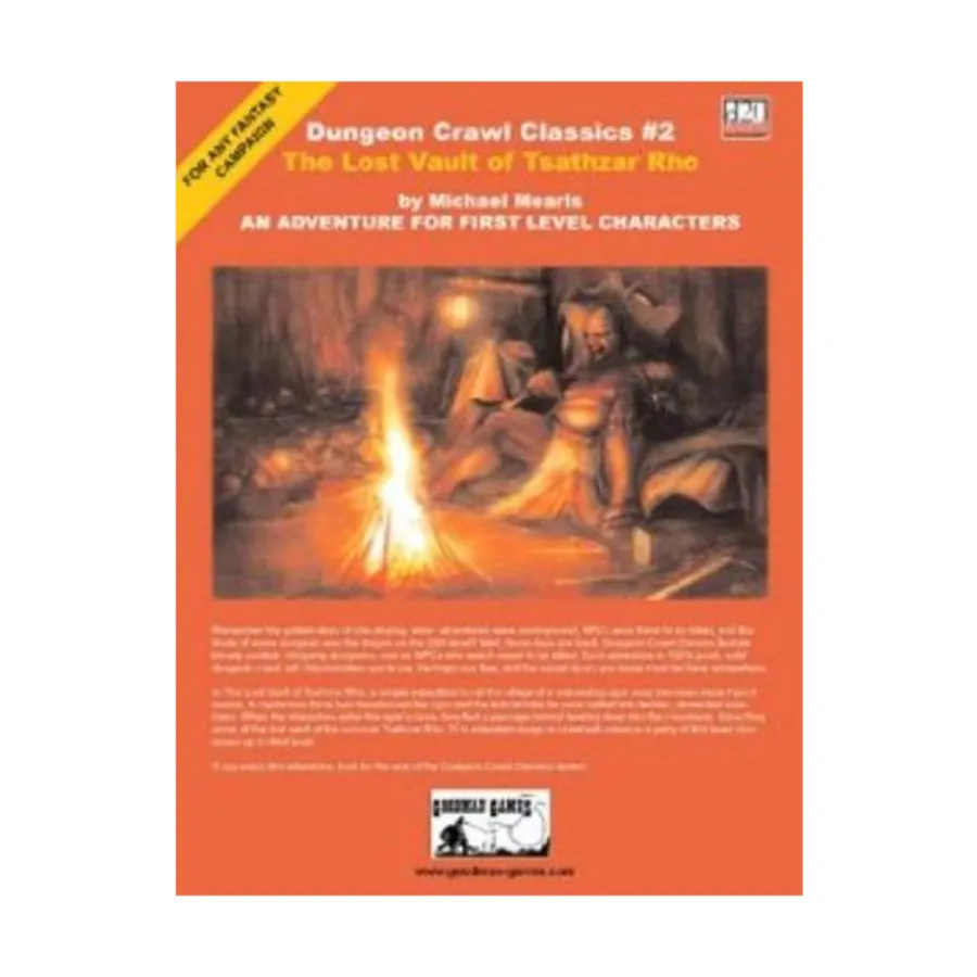 

Модуль Lost Vault of Tsathzar Rho (1st Printing), Dungeon Crawl Classics - #1-15 (d20)