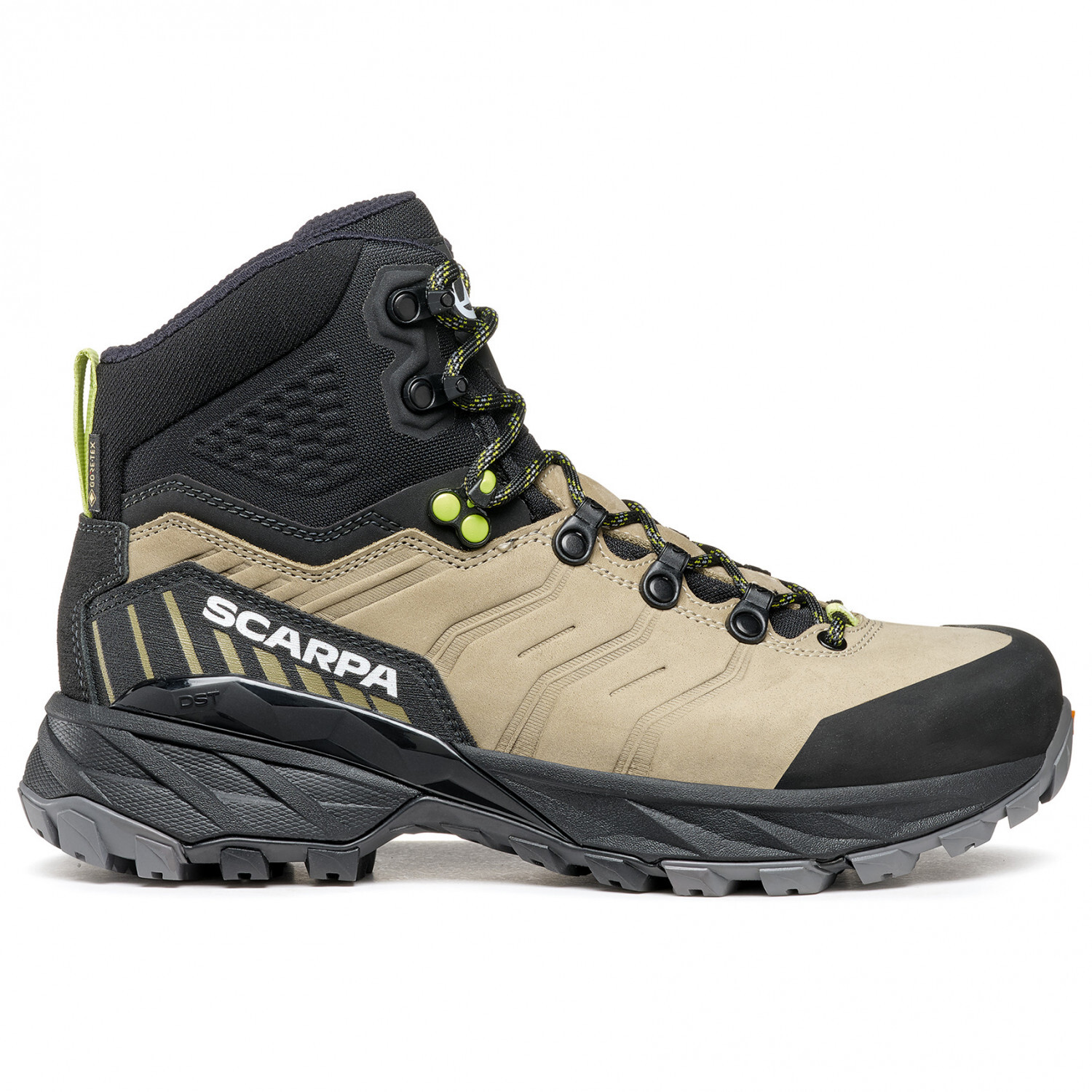 Ботинки для прогулки Scarpa Women's Rush Trek Pro GTX, цвет Stone/Sunny Lime