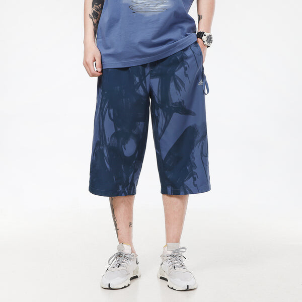 Спортивные штаны adidas Series Printing Running Woven Sports Pants Navy Blue, синий — фото 3