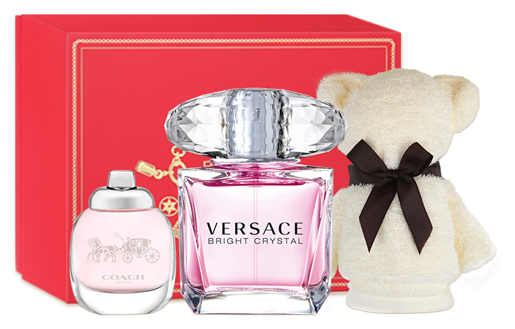 

Набор духов Tanabata Is Limited для женщин VERSACE, crystal diamond women's fragrance 30ml + new york women's light 4.5ml