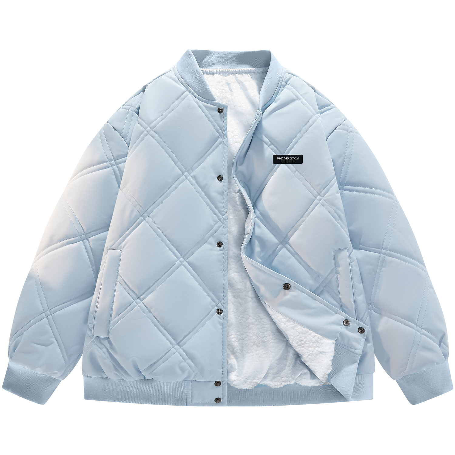 

Paddington Bears Пуховик Unisex, Light Blue (Thickened and Fleece-Lined)