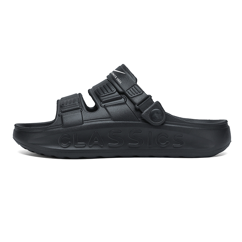 

Binary Сандалии-слайдеры EVA с амортизацией, быстросохнущие, нескользящие, мужские, черные