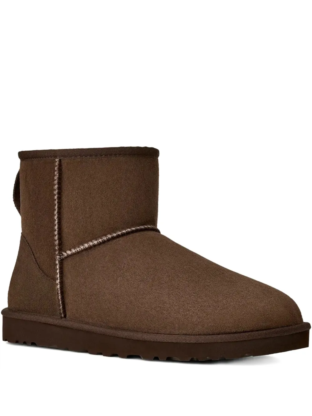 

Замшевые кожаные ботинки UGG, коричневый