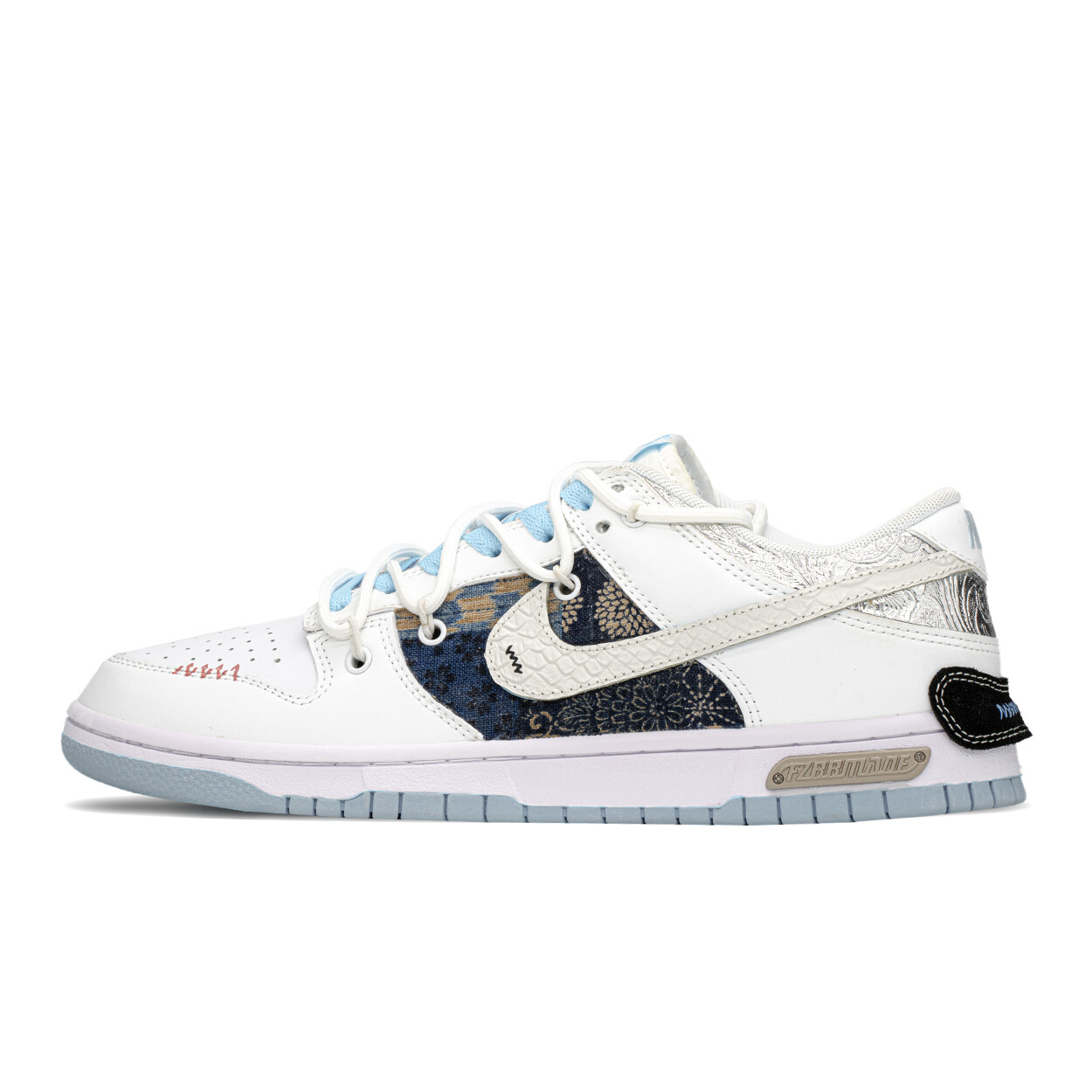 

Кроссовки Nike Dunk Skateboard Shoes Men Low-Top White Blue, Синий, Кроссовки Nike Dunk Skateboard Shoes Men Low-Top White Blue