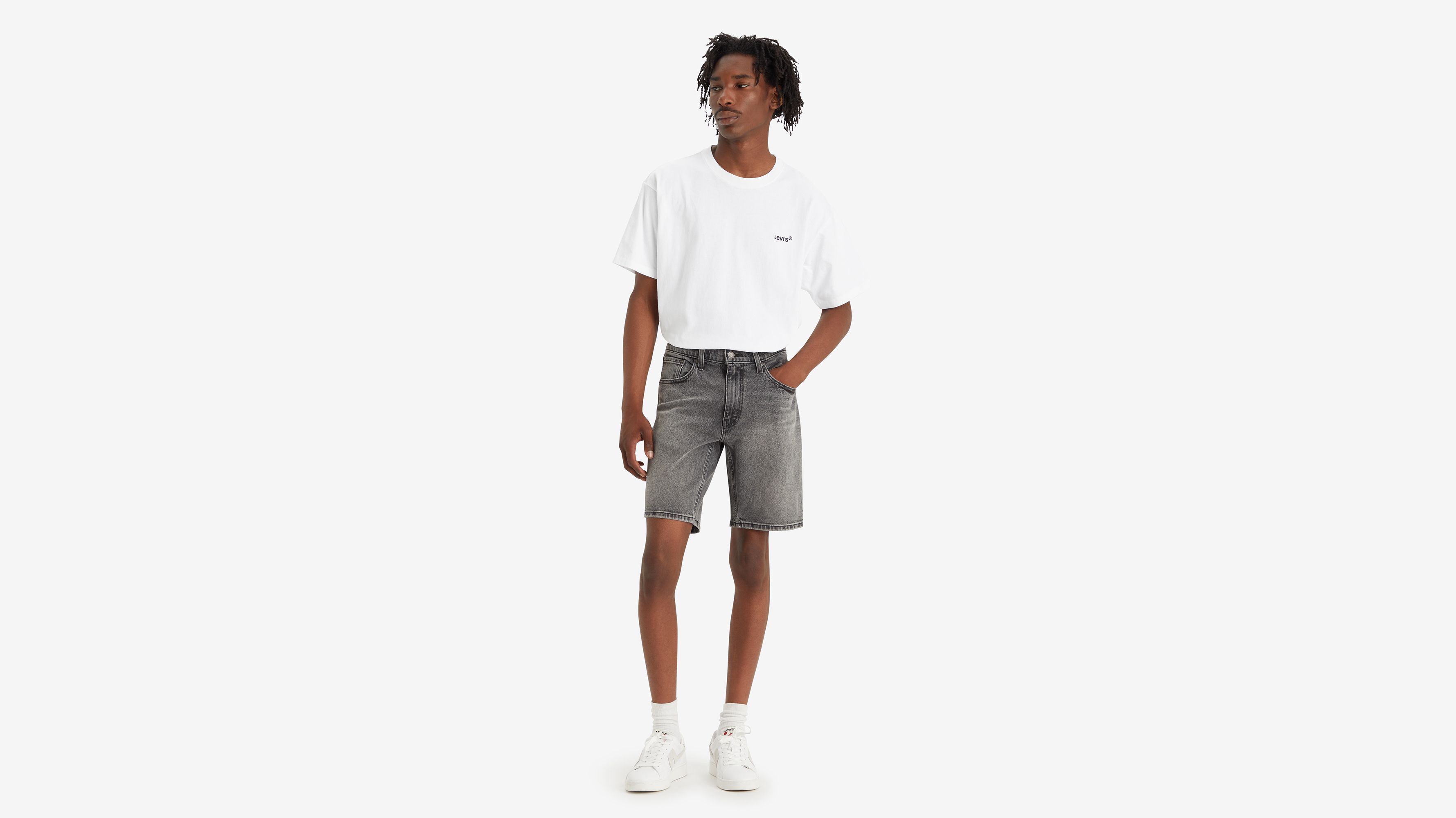 

445 Спортивные мужские шорты Levi's, цвет Down To My Core - Black