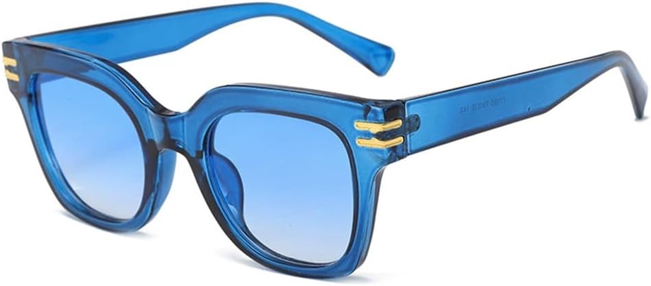 

Женские солнцезащитные очки с заклепками для мужчин, градиентные, с защитой от УФ-излучения UV400, для занятий спортом на открытом воздухе, бега и езды на велосипеде generic, Blue