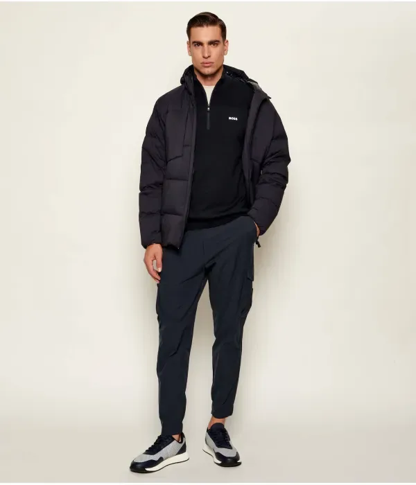 Свитер KN_Momentum-X QZ regular fit Boss Green, темно-синий — фото 2