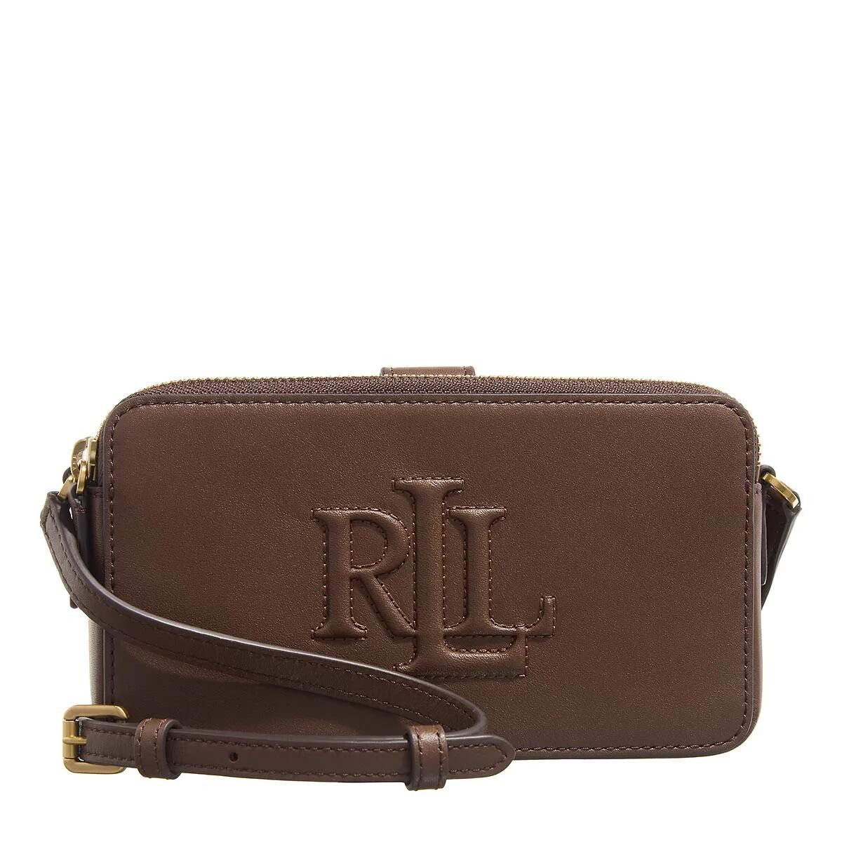 

Кошелек на цепочке средний махагон Lauren Ralph Lauren, коричневый
