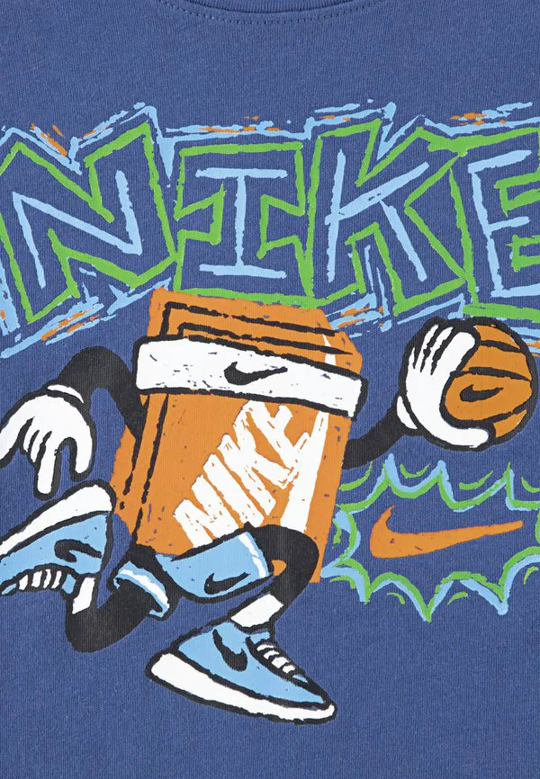 Футболка с принтом баскетбольной формы в меловом цвете Nike Sportswear, Mystic Navy — фото 3