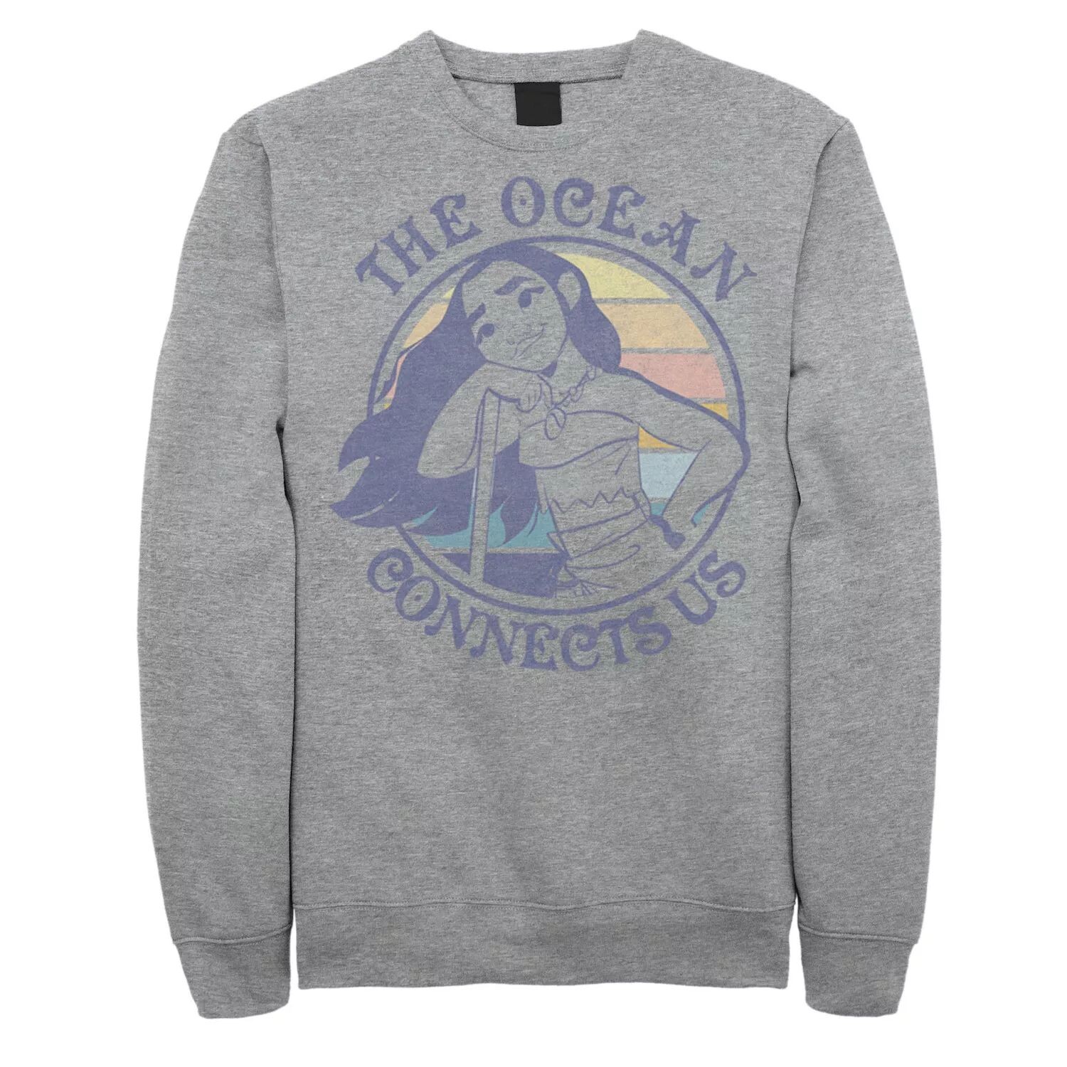 Мужская флисовая куртка Moana The Ocean Connects Us Sunset Disney
