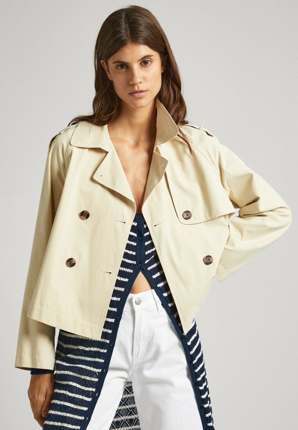 

Легкая куртка Sheila Trench Pepe Jeans, цвет malt beige