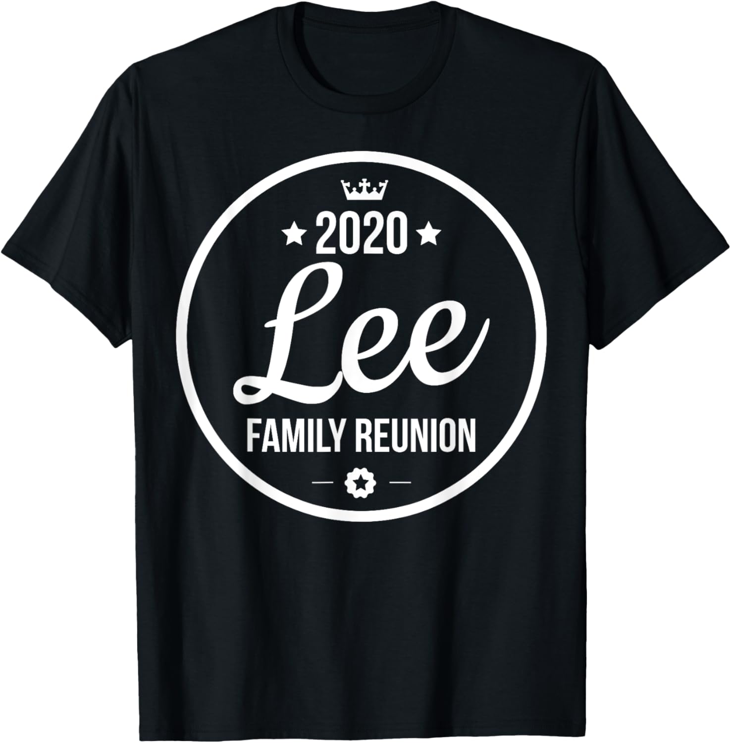 

Футболка с фамилией, посвященная встрече семьи Ли в 2020 году 2020 Lee Family Name Reunion Gifts, черный