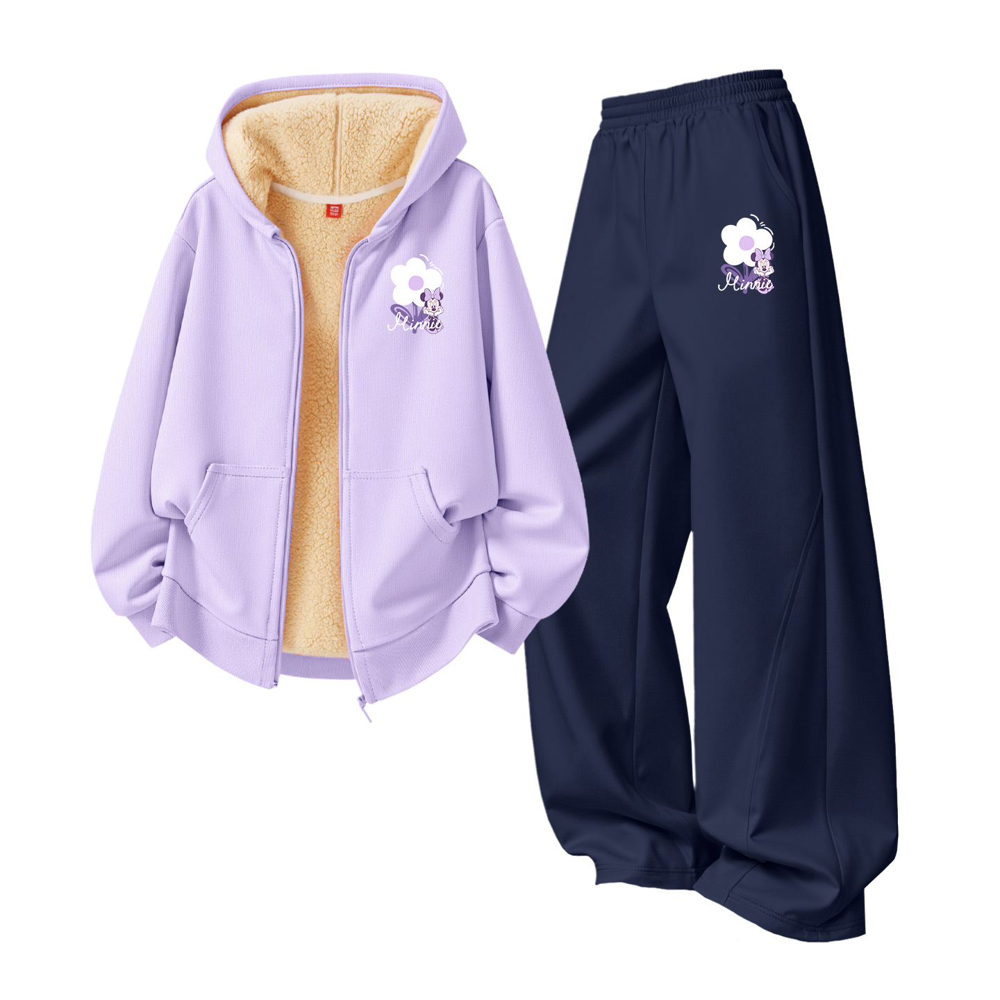 

Детская повседневная спортивная одежда Disney, фиолетовый