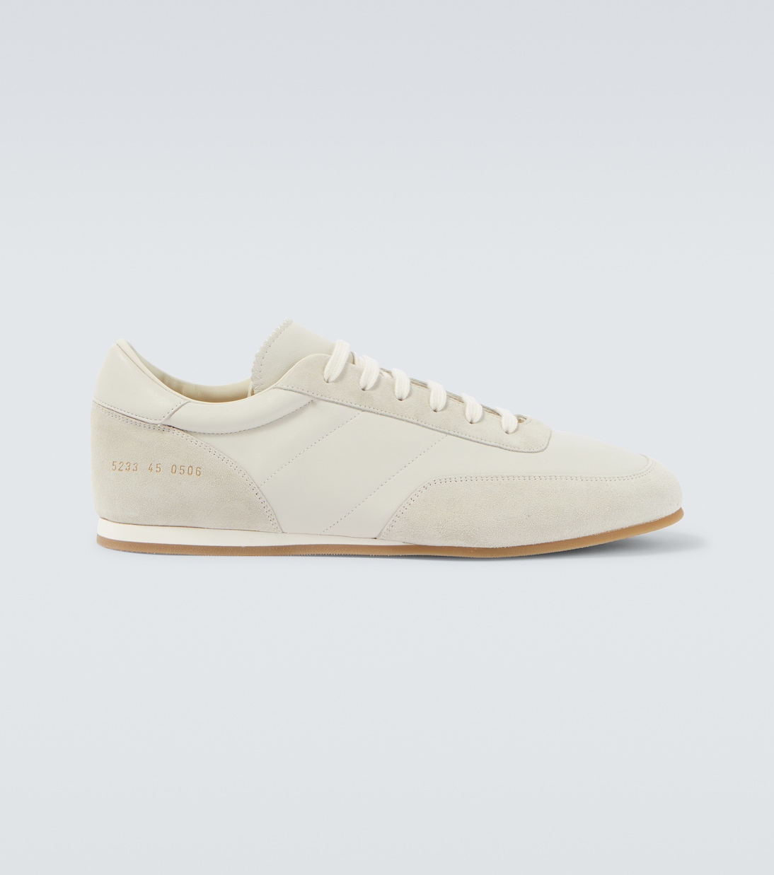 

Кроссовки из кожи и замши для вождения Common Projects, белый