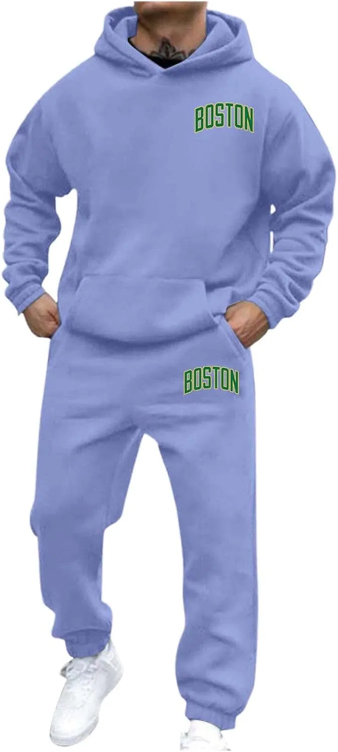 Спортивный костюм с принтом, Generic, Boston-purple