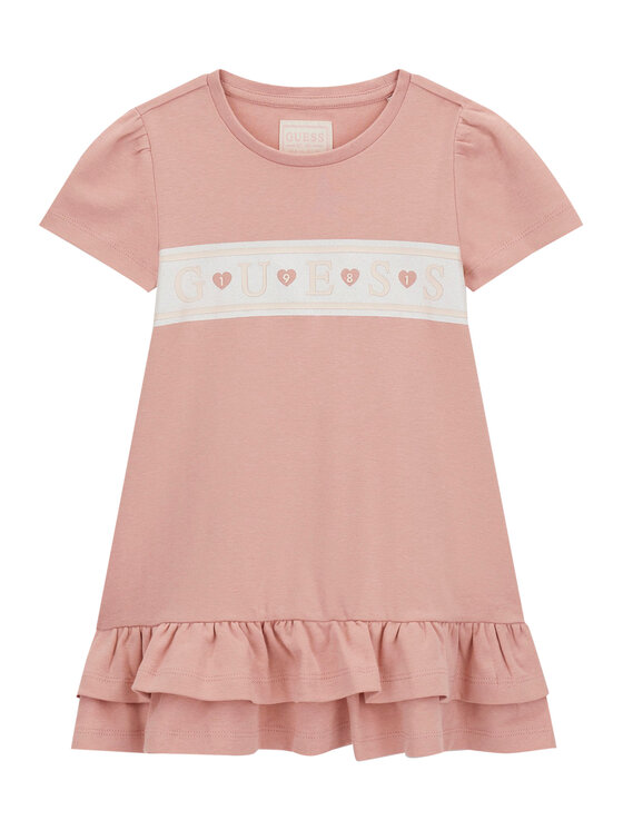 

Повседневное платье regular fit K6RK13 KA6W4 Guess, розовый