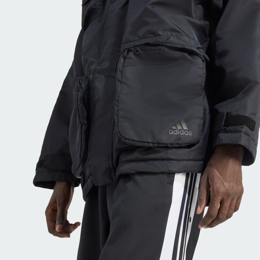 Демисезонная куртка ADIDAS ORIGINALS adidas Originals Parka CPH, Black — фото 3