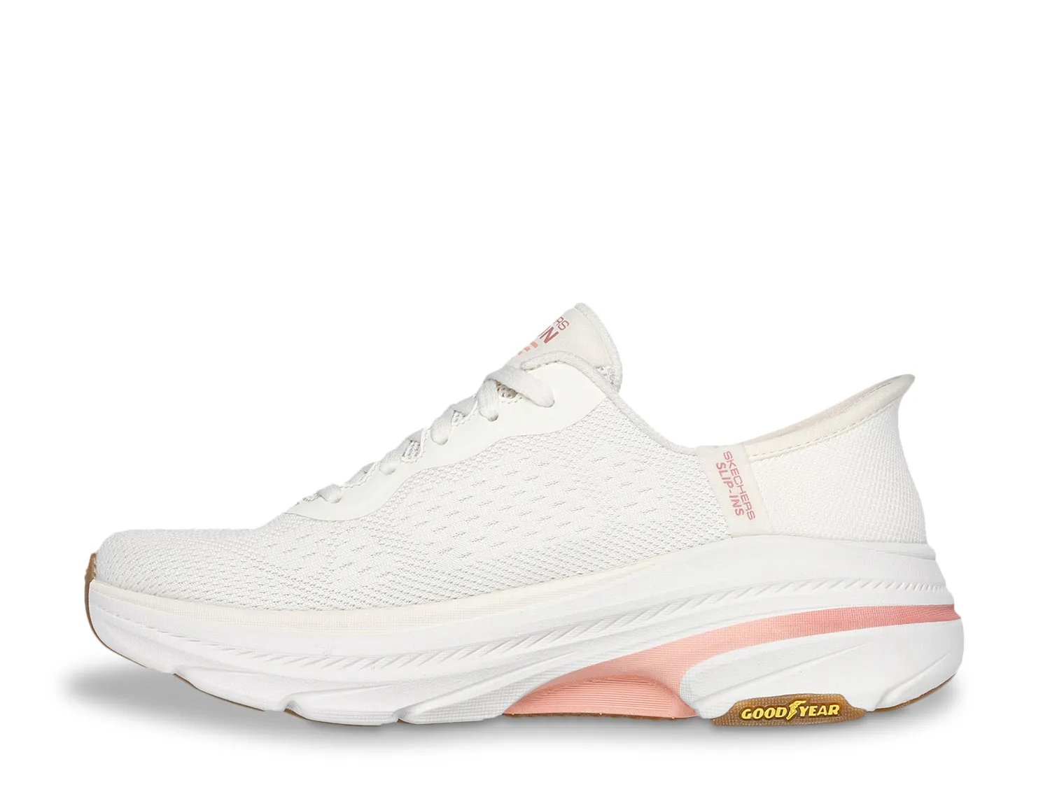 Кроссовки Skechers Slip-ins Max Cushioning Arch Fit 2.0 Antilles Sneaker - Women's, Off White/Pink — фото 2