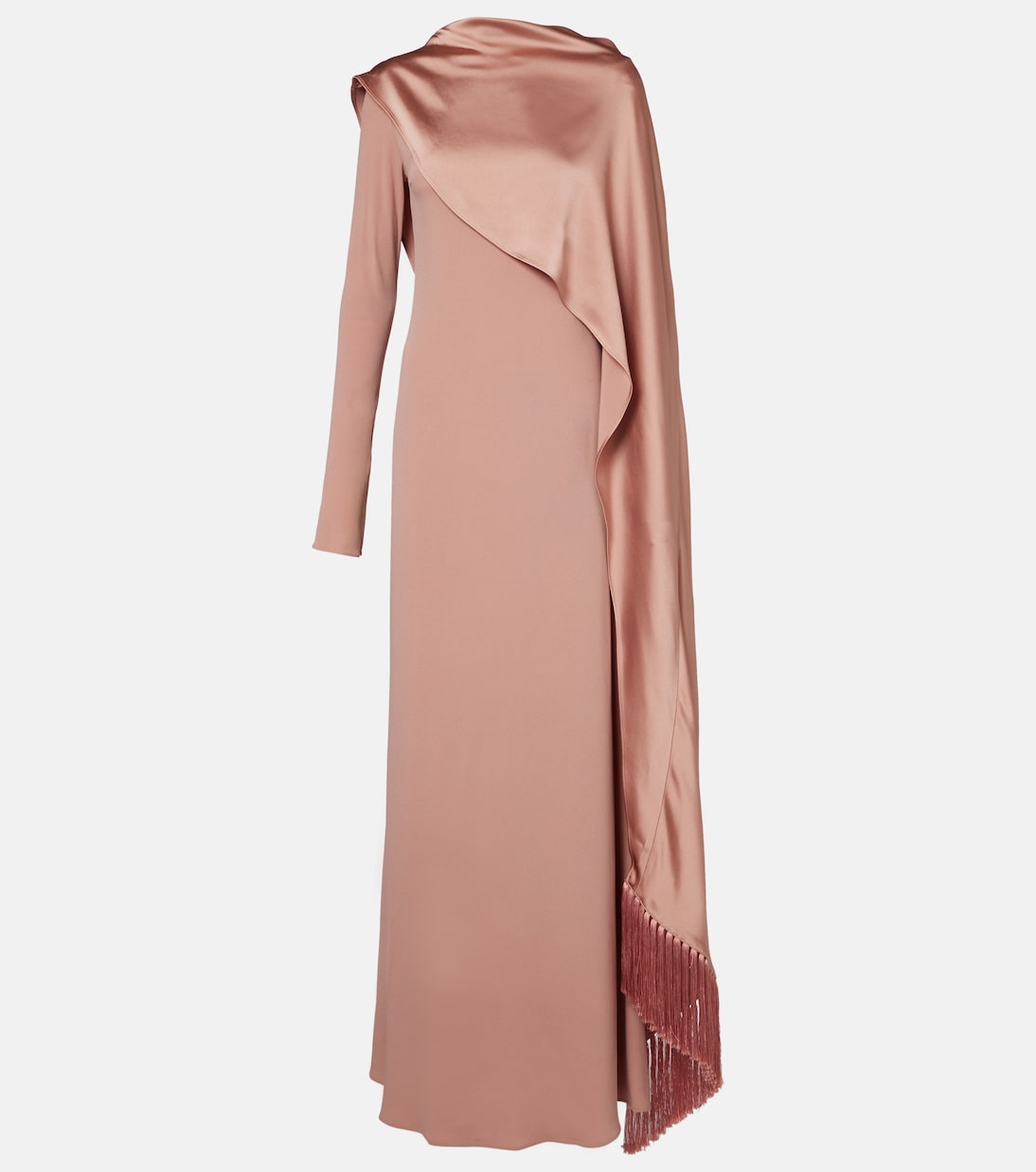 

Платье Mounia с накидкой из креп-кади Taller Marmo, Blush