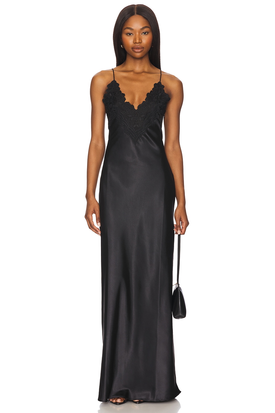 

X emma rose платье-комбинация rhea от Lovers And Friends, black