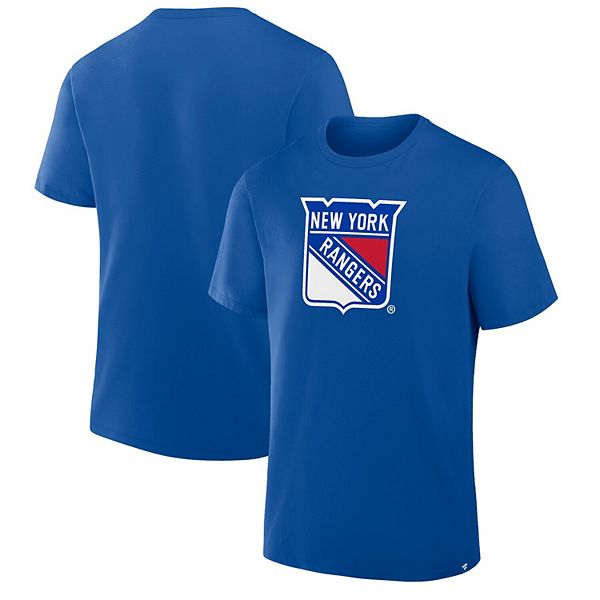 

Мужская синяя футболка new york rangers essential legacy Fanatics