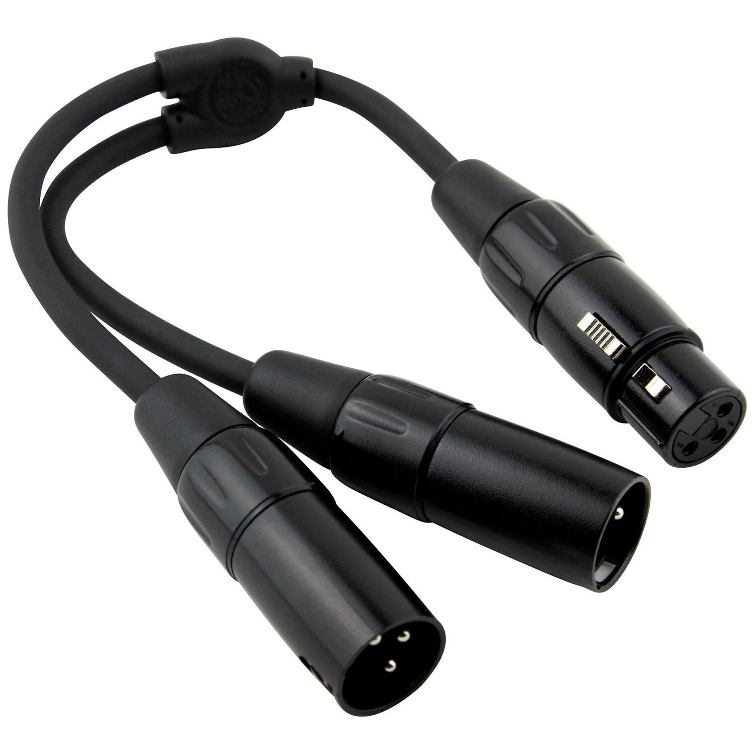 

Кабель Pig Hog Y XLR(F) — двойной XLR(M) 6 дюймов.