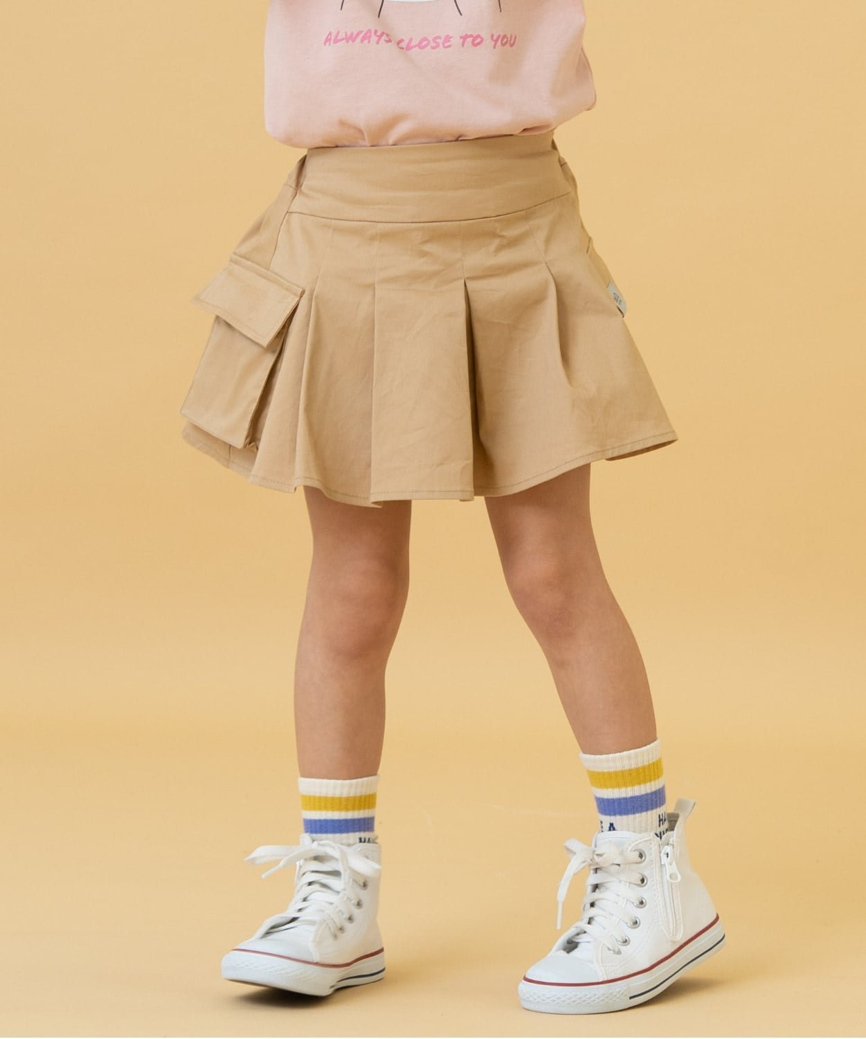 Плиссированные брюки-кюлоты And D.petitmain, Beige