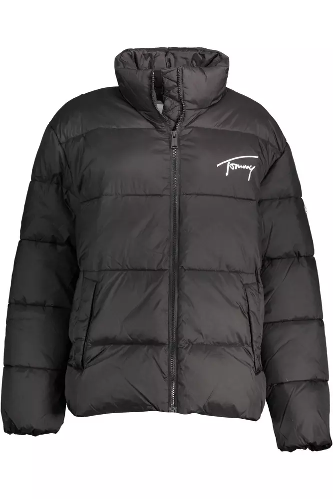 

Черная женская куртка из полиамида Tommy Hilfiger