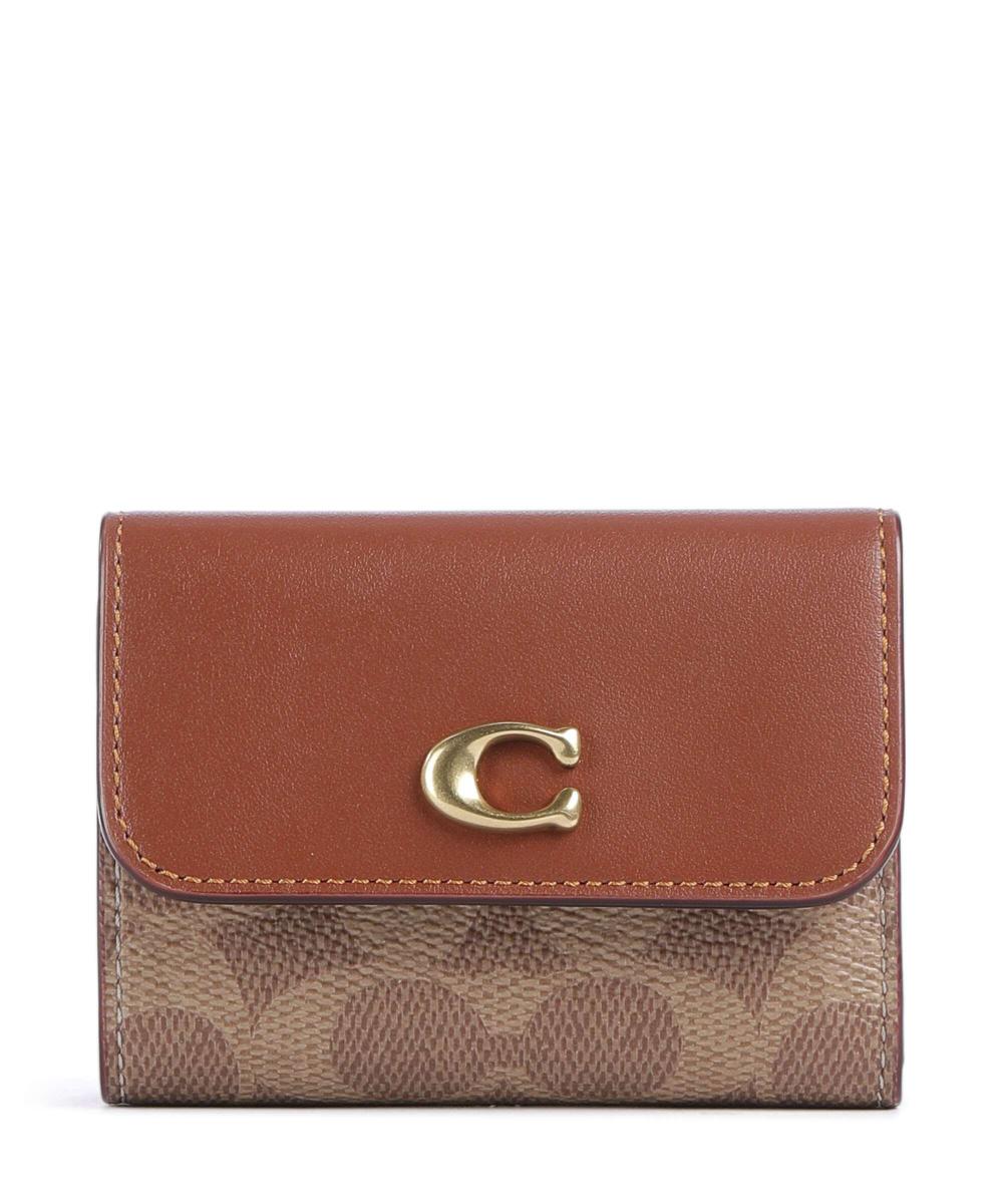 

Кошелек Essential Signature из кожи полиэстер Coach, коричневый