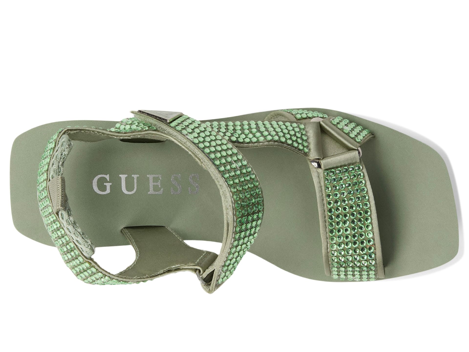 Сандалии GUESS Dawsin, цвет Light Green — фото 2