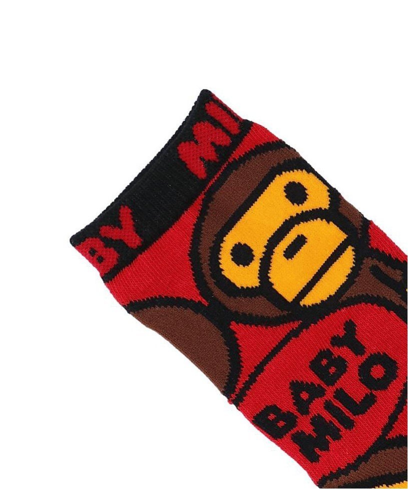 Детские носки Milo A BATHING APE, RED — фото 3