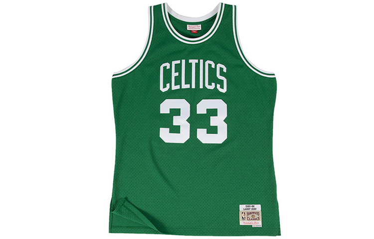 

Джерси игрока «Mitchell & Ness Boston Celtics Road» 1985-86 года с Ларри Бердом Mitchell Ness