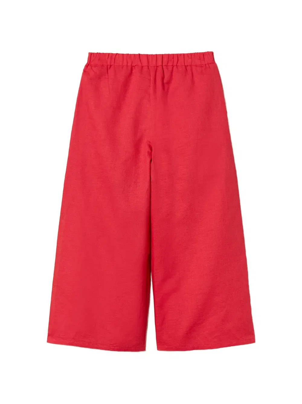Укороченные льняные брюки Twinset Kids, розовый — фото 2