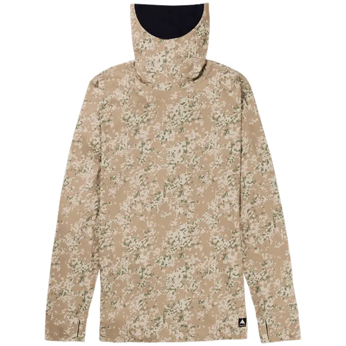 

Топ средней толщины с длинным воротом - мужской Burton, Snowfall Camo