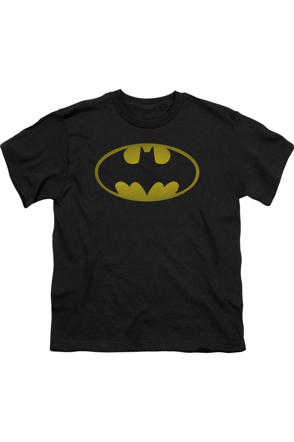 

Футболка с принтом "Бэтмен" и вымытым логотипом для детей Gildan, черный