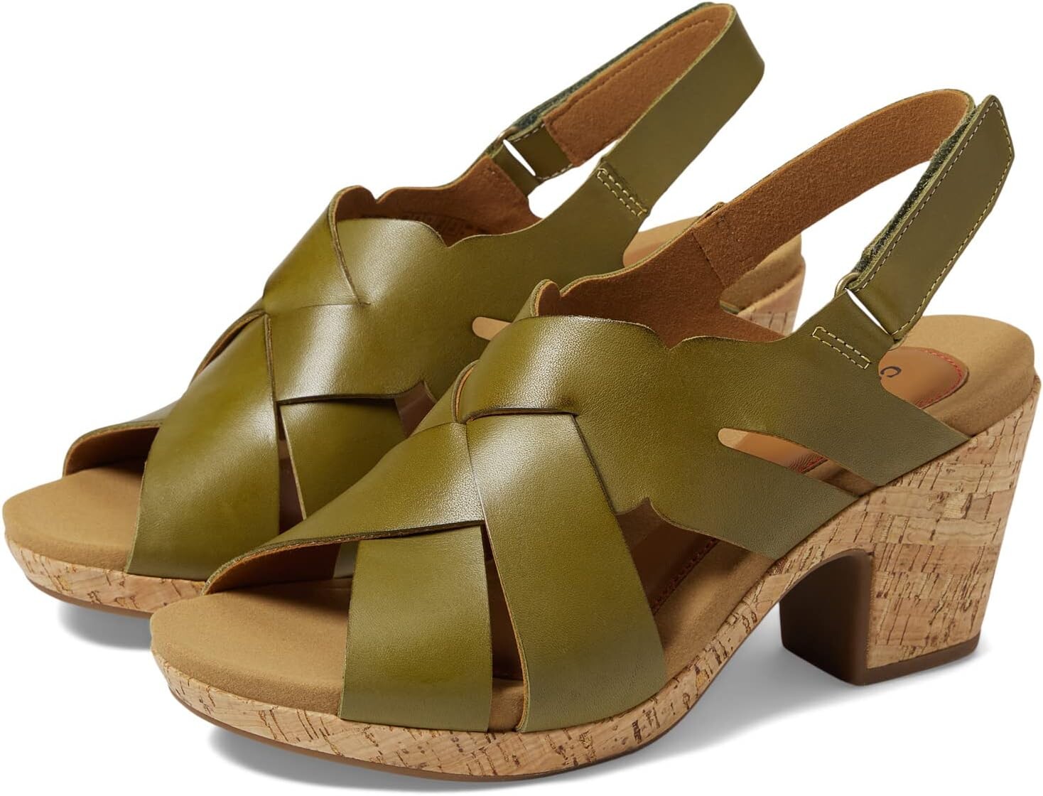 

Босоножки Alleah Sling Cobb Hill, цвет Avocado Leather