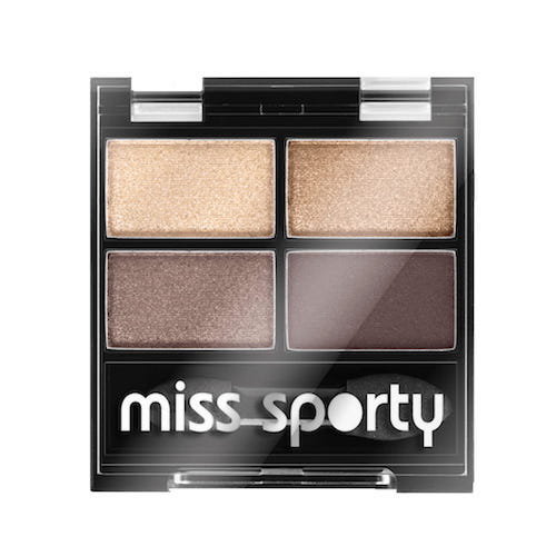 

Четверные тени для век 403 Smoky Brown Eyes, 5 г Miss Sporty, Studio Color, золотой