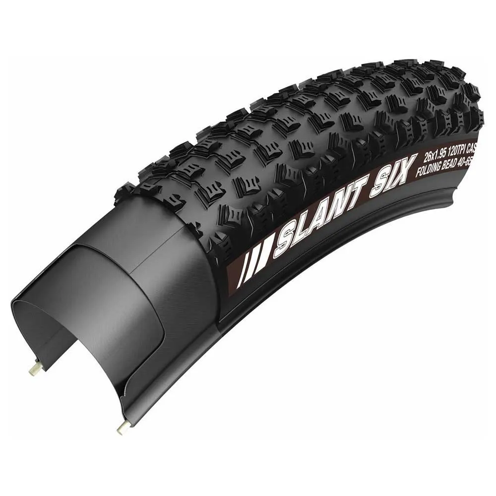 

Шина для горного велосипеда Kenda Slant Six 60 TPI Tubeless 26´´ x 2.10, черный