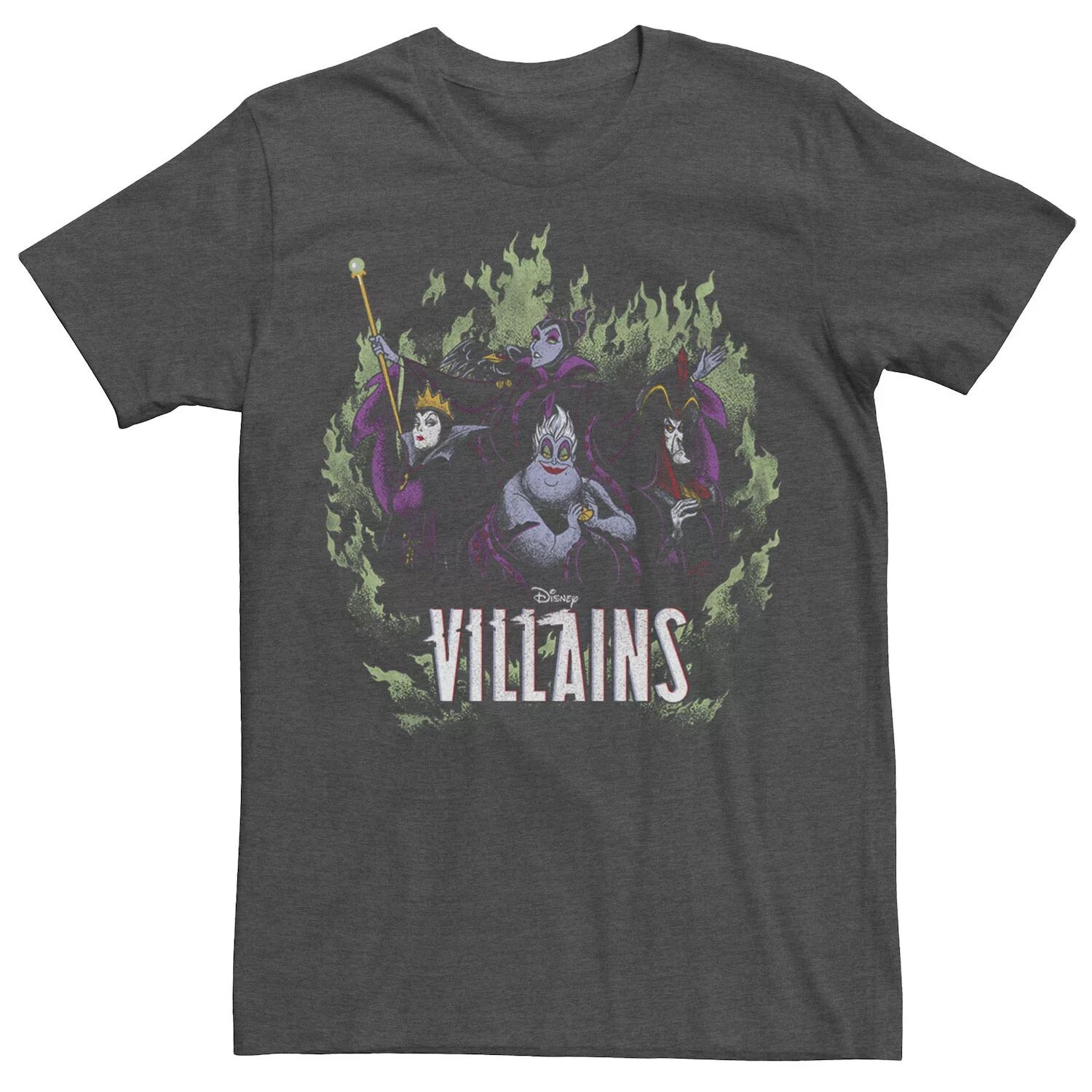 

Мужская футболка Villains Green Flame Group Shot Disney